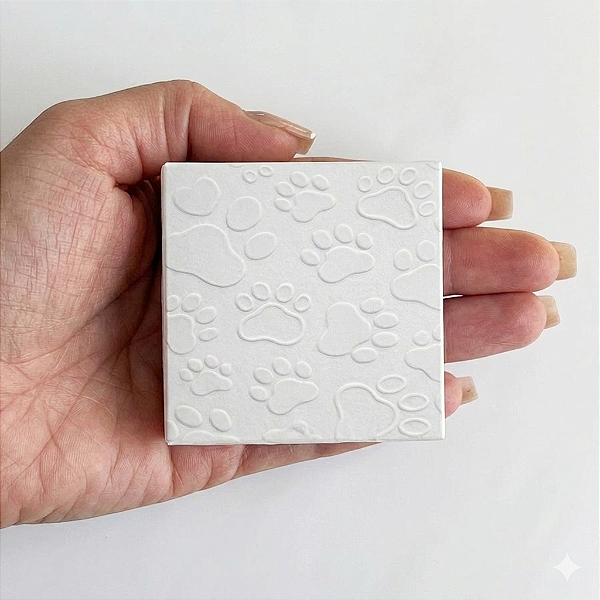 Caixa para Lembrancinha com Textura em Alto Relevo - Pet – 5x5x2cm - 15 unidades - O Santo Casamento