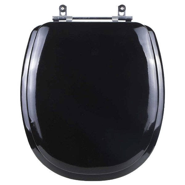 Tampa de Vaso Sanitário Almofadado Aspen Preto para vaso Deca