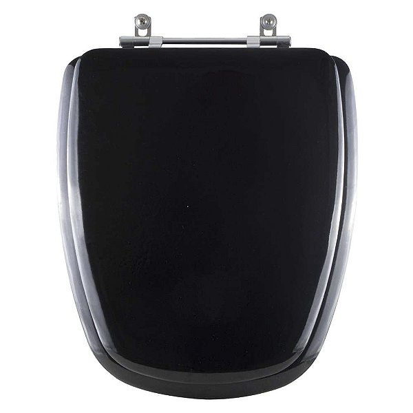 Tampa de Vaso Sanitário Almofadado Monte Carlo Preto para vaso Deca