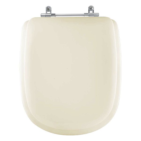 Tampa de Vaso Sanitário Almofadado Paris Bege Claro para vaso Ideal Standard