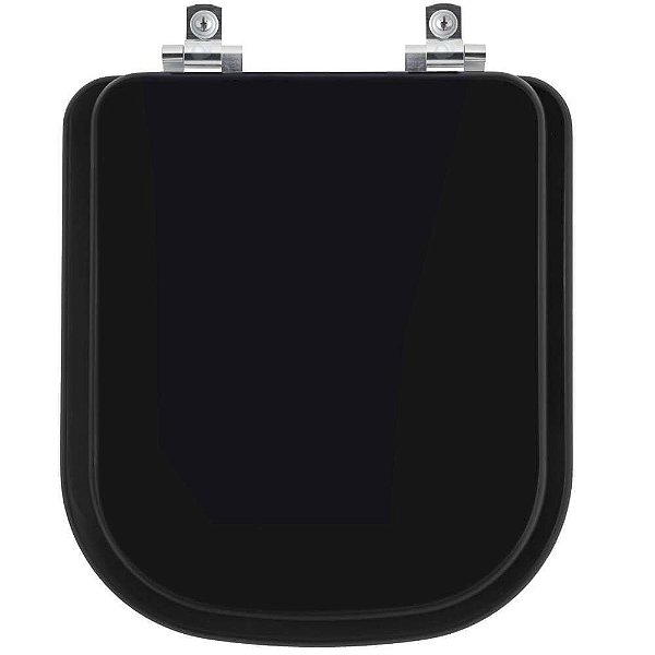 Tampa de Vaso Sanitário Laqueado Soft Close Axis Ébano (Preto) para vaso Deca