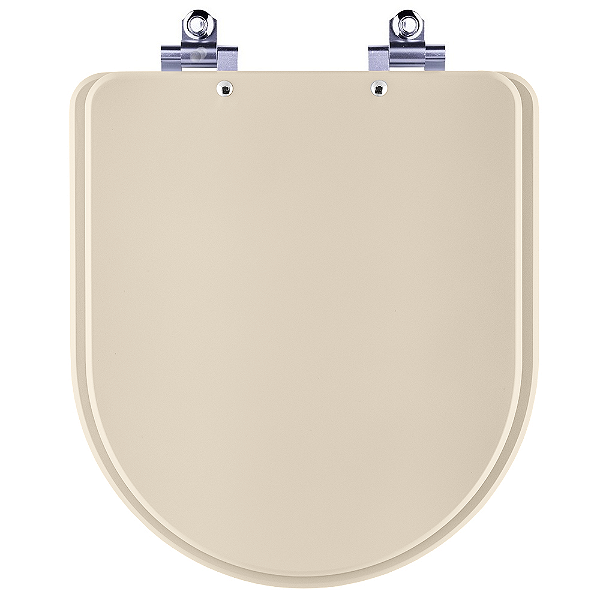 Tampa de Vaso Sanitário Laqueado Soft Close Carrara Amendoa para vaso Deca