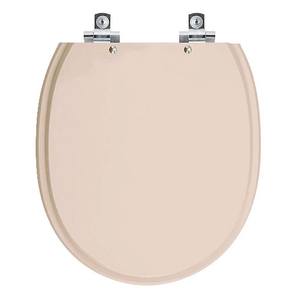 Tampa de Vaso Sanitário Laqueado Soft Close Village Amendoa para vaso Deca