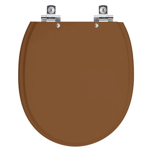 Tampa de Vaso Sanitário Laqueado Soft Close Village Caramelo para vaso Deca