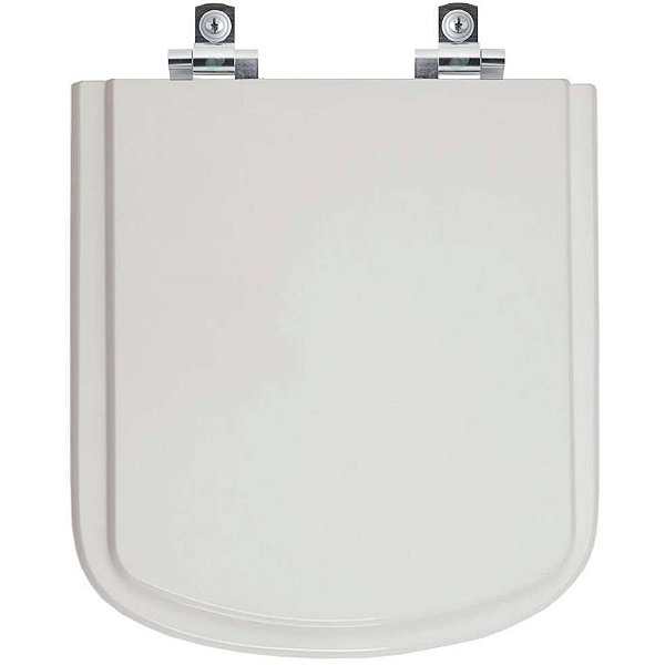 Tampa de Vaso Sanitário Laqueado Soft Close Lirio Cinza Claro para vaso Fiori