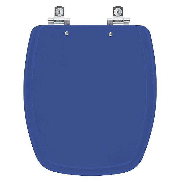 Tampa de Vaso Sanitário Laqueado Soft Close Primula Plus Azul para vaso Fiori