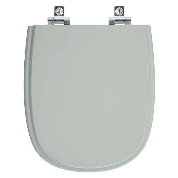 Tampa de Vaso Sanitário Laqueado Soft Close Donna Verde Claro para vaso Santamarina