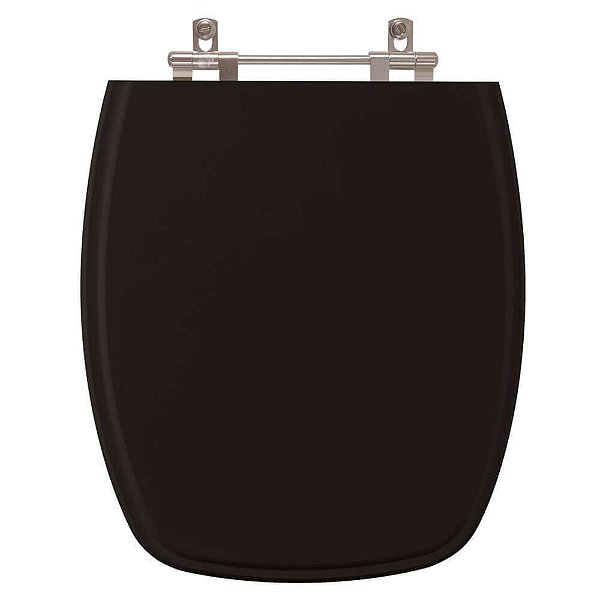 Tampa de Vaso Sanitário Laqueado Stylus Preto para vaso Celite