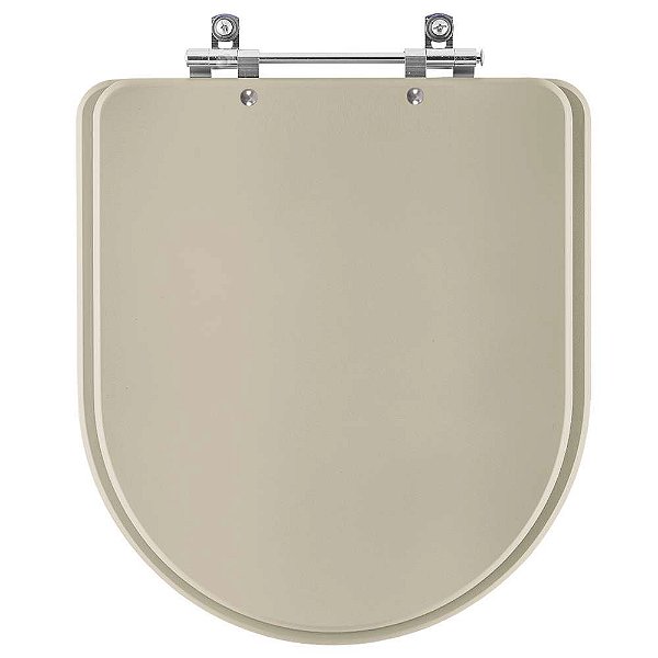Tampa de Vaso Sanitário Laqueado Carrara Bege Saara para vaso Deca