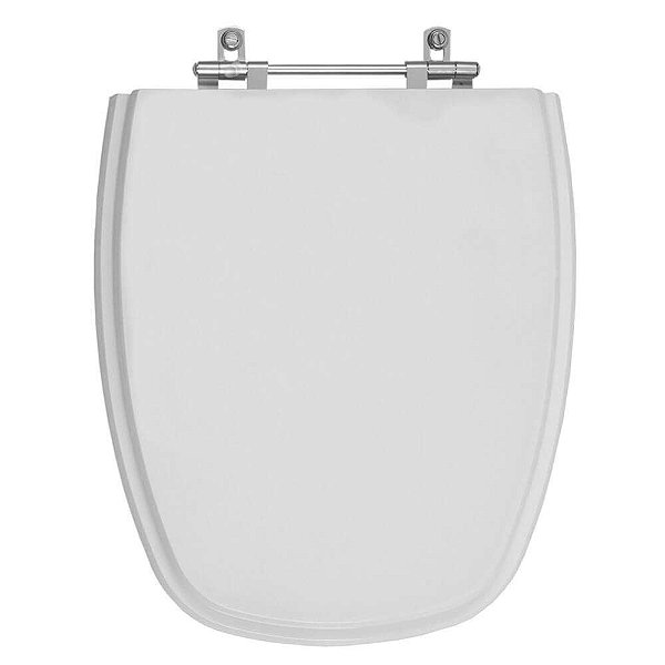 Tampa de Vaso Sanitário Laqueado Monte Carlo Cinza Real (cinza claro) para vaso Deca