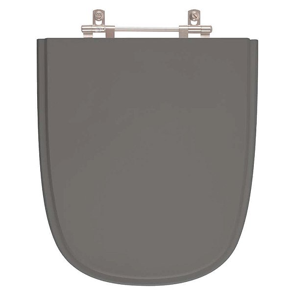 Tampa de Vaso Sanitário Laqueado Ibiza Ambar (Cinza Escuro) para vaso Incepa