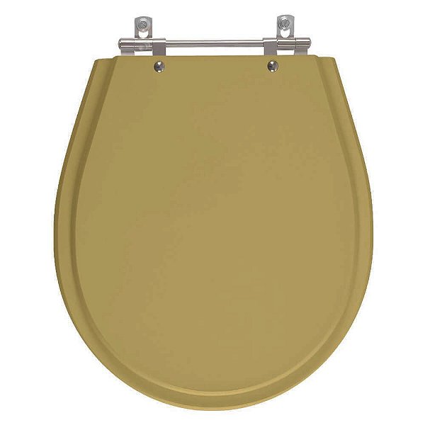 Tampa de Vaso Sanitário Laqueado Avalon Amêndoa para vaso Ideal Standard