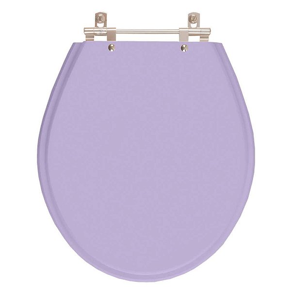 Tampa de Vaso Sanitário Laqueado Carina Bermuda (Lilás) para vaso Ideal Standard