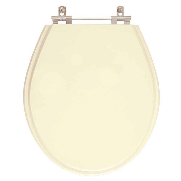 Tampa de Vaso Sanitário Laqueado Carina Bege Claro para vaso Ideal Standard