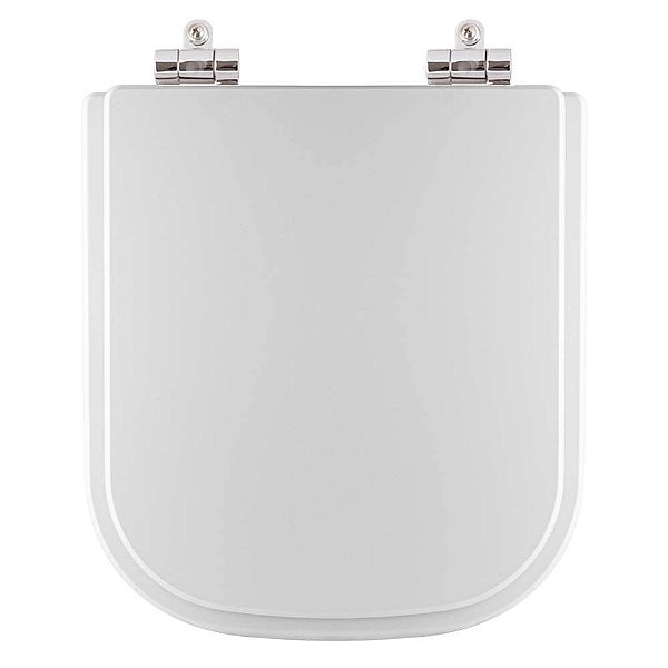 Tampa de Vaso Sanitário Poliéster Soft Close Stillo Branco para vaso Docol