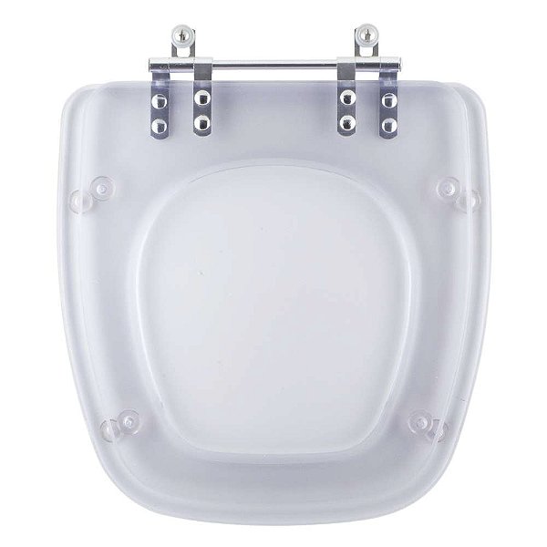 Tampa de Vaso Sanitário Poliéster Fit Transparente para vaso Celite