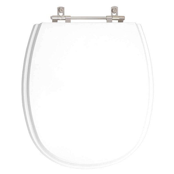 Tampa de Vaso Sanitário Poliéster Aspen Branco para vaso Deca