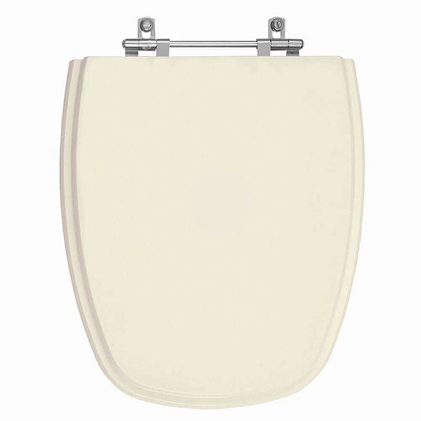 Tampa de Vaso Sanitário Poliéster Monte Carlo Bege para vaso Deca