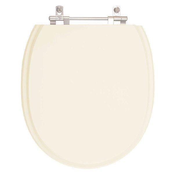 Tampa de Vaso Sanitário Poliéster Village Creme para vaso Deca