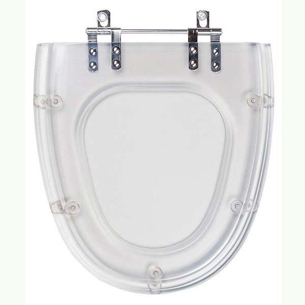 Tampa de Vaso Sanitário Poliéster Eros Transparente para vaso Incepa