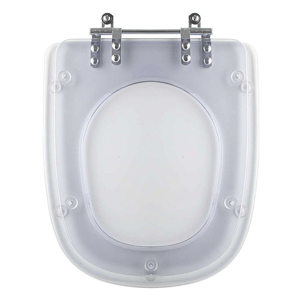 Tampa de Vaso Sanitário Poliéster Ibiza Transparente para vaso Incepa