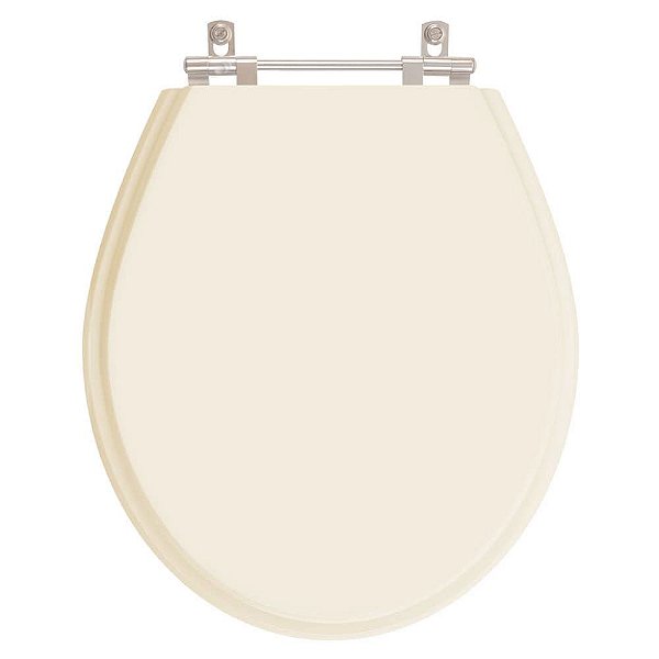 Tampa de Vaso Sanitário Poliéster Angra Bone (Bege Claro) para vaso Ideal Standard