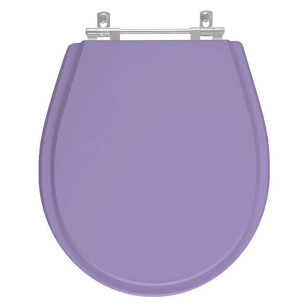 Tampa de Vaso Sanitário Poliéster Avalon Bermuda (Lilás) para vaso Ideal Standard