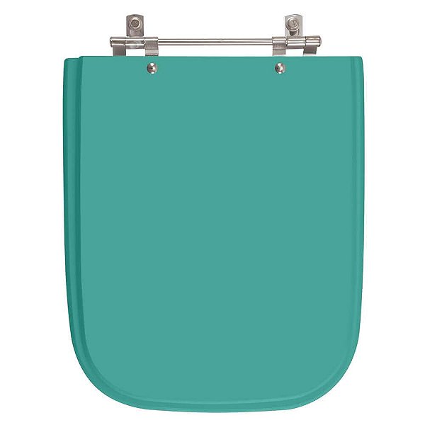 Tampa de Vaso Sanitário Poliéster Tivoli Verde Aquamarine para Ideal Standard