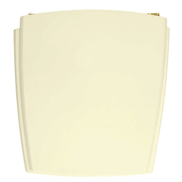 Tampa de Vaso Sanitário Poliéster Nuage Bone (Bege) para vaso Incepa com Ferragem Dourada