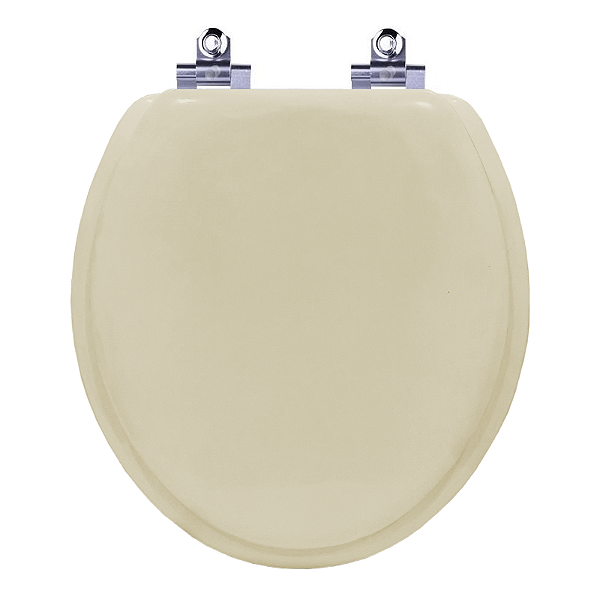 Tampa de Vaso Sanitário Almofadado com Amortecedor Flamingo Biscuit Bege Claro para vaso Incepa