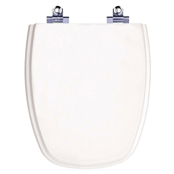 Tampa de Vaso Sanitário Laqueado Soft Close Venice Branco para vaso Belize