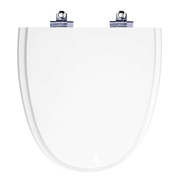 Tampa de Vaso Sanitário Laqueado Soft Close Aloha Branco para vaso Celite