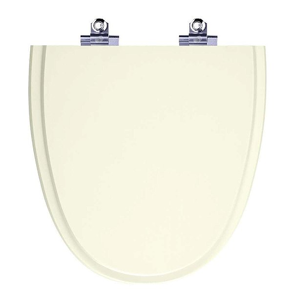 Tampa de Vaso Sanitário Laqueado Soft Close Aloha Pergamon (Bege Claro) para vaso Celite