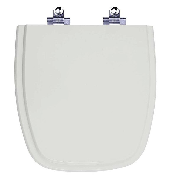 Tampa de Vaso Sanitário Laqueado Soft Close Fit Cinza Prata (Cinza Claro) para vaso Celite