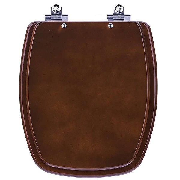 Tampa de Vaso Sanitário Laqueado Soft Close Stylus Marrom Degrade para vaso Celite