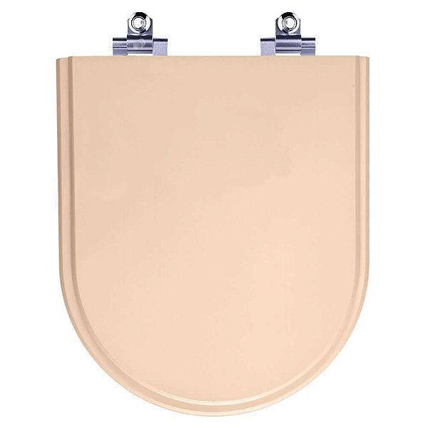 Tampa de Vaso Sanitário Laqueado Soft Close Carrara Rosa Floral para vaso Deca