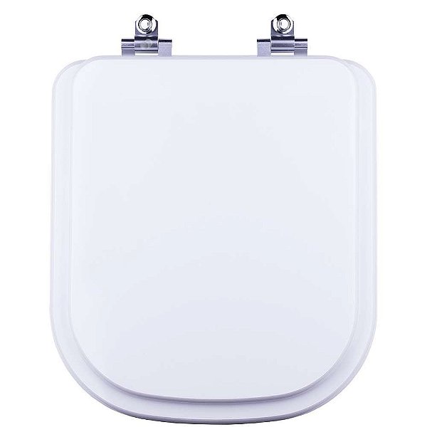 Tampa de Vaso Sanitário Laqueado Soft Close Piano Branco para vaso Deca