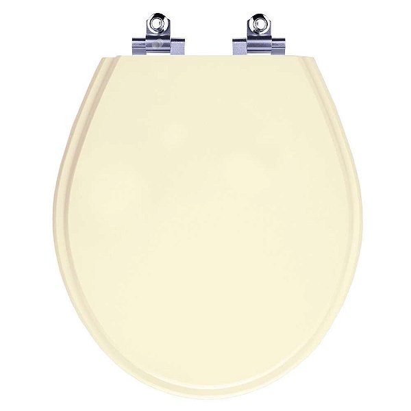 Tampa de Vaso Sanitário Laqueado Soft Close Studio Creme (Bege) para vaso Deca