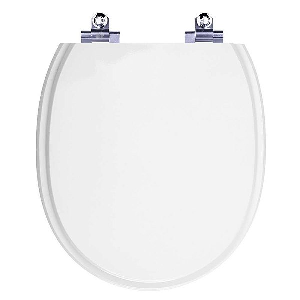 Tampa de Vaso Sanitário Laqueado Soft Close Village Branco para vaso Deca