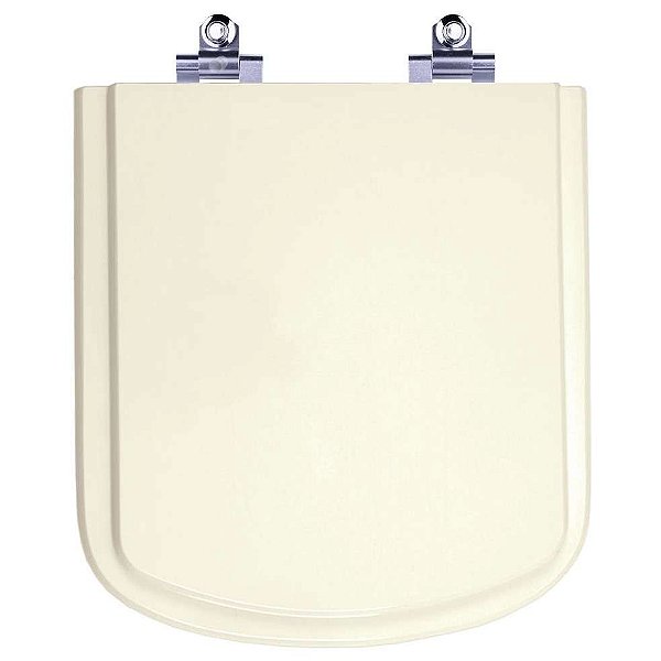 Tampa de Vaso Sanitário Laqueado Soft Close Lirio Marfim (Bege) para vaso Fiori