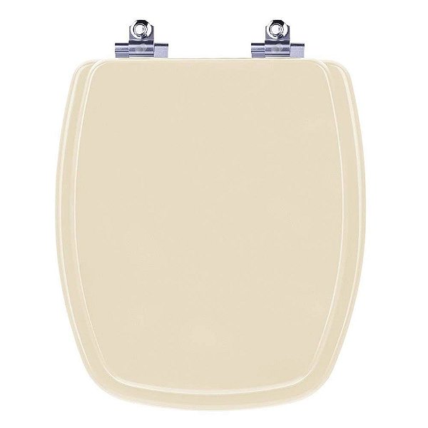 Tampa de Vaso Sanitário Laqueado Soft Close Laguna Marfim (Bege) para vaso Hervy