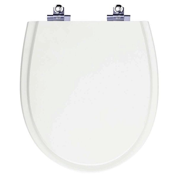 Tampa de Vaso Sanitário Laqueado Soft Close Polo Branco para vaso Hervy