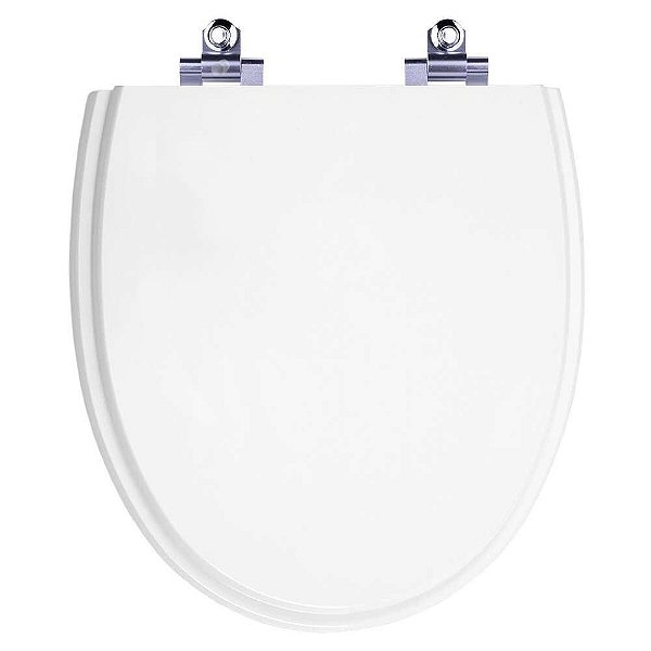 Tampa de Vaso Sanitário Laqueado Soft Close Eros Branco para vaso Incepa