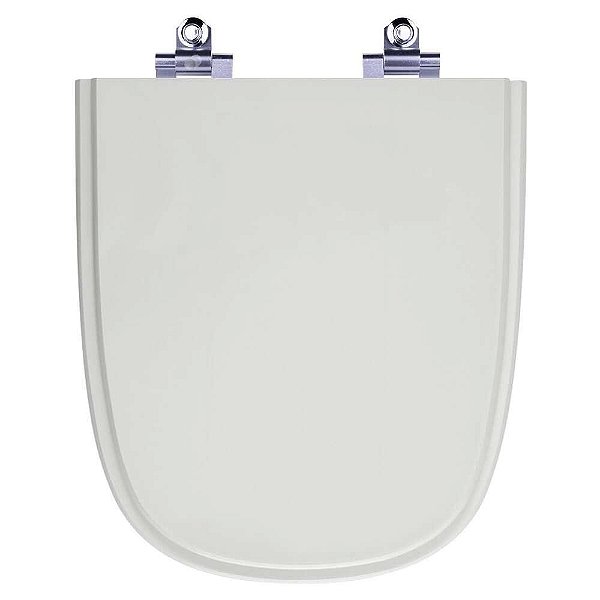 Tampa de Vaso Sanitário Laqueado Soft Close Ibiza Cinza Claro para vaso Incepa Cidamar