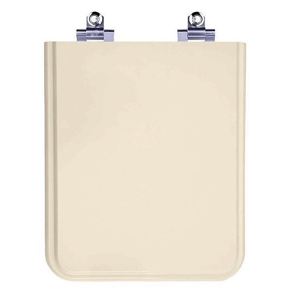 Tampa de Vaso Sanitário Laqueado Soft Close Square Rosa Shell (Pêssego) para vaso Incepa Cidamar