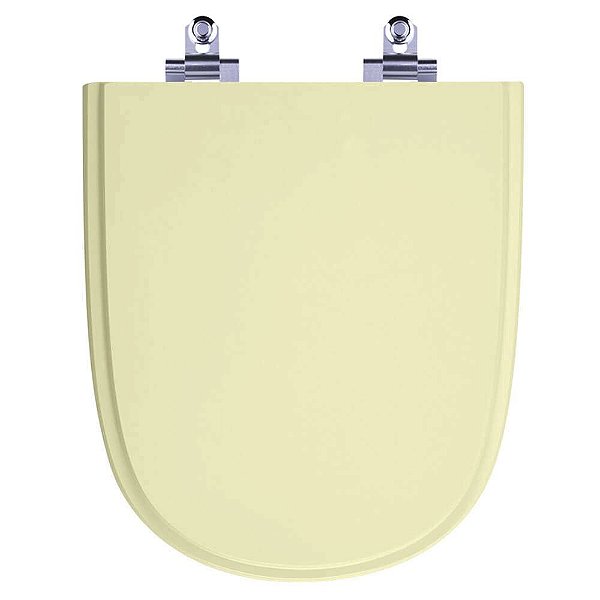 Tampa de Vaso Sanitário Laqueado Soft Close Ezedra Bone (Bege) para vaso Ideal Standard