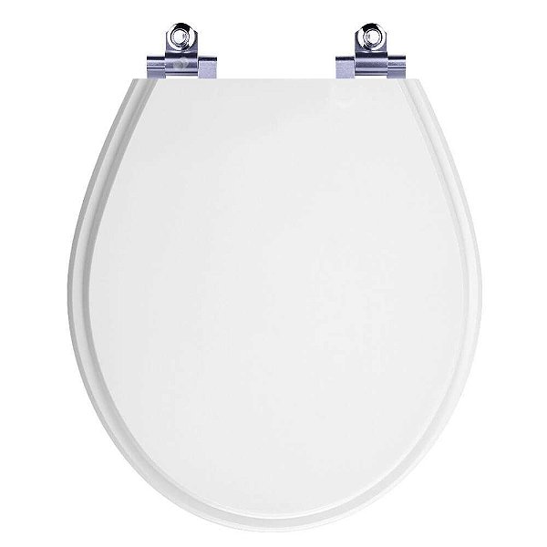Tampa de Vaso Sanitário Laqueado Soft Close Oriane Branco para vaso Ideal Standard