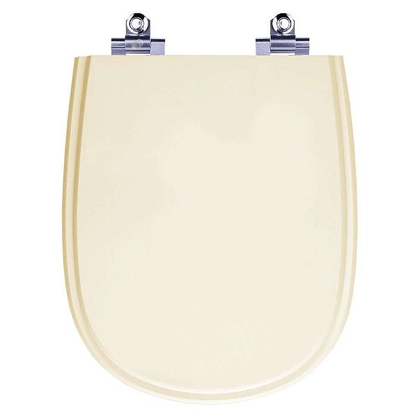 Tampa de Vaso Sanitário Laqueado Soft Close Paris Bone para vaso Ideal Standard