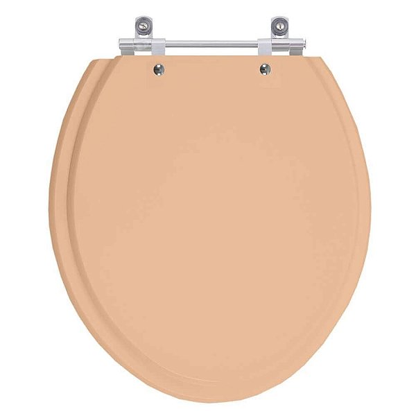 Tampa de Vaso Sanitário Laqueado Azaléa Pessego para vaso Celite