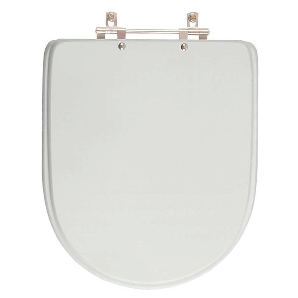 Tampa de Vaso Sanitário Laqueado Donna Cinza Prata para vaso Celite